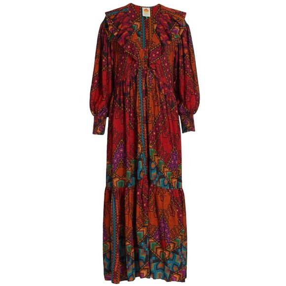 FARM RIO Striped Maxi Dress - Picture 3 of 10